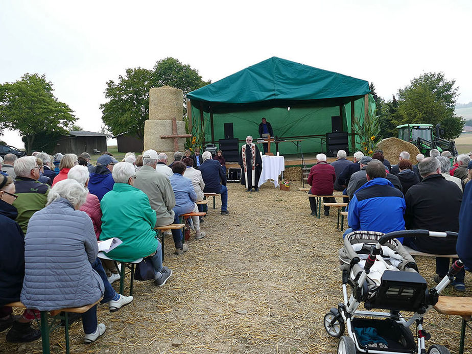 Ökumenischer Gottesdienst auf den Naumburger Feldtagen (Foto: Kar-Franz Thiede)